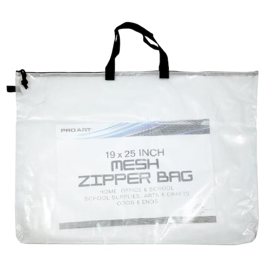 Pro Art&#xAE; Mesh &#x26; Vinyl Zipper Bag